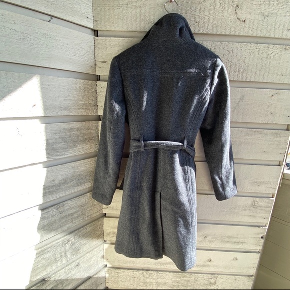 vintage | jacob | wool tie-waist coat - Picture 3 of 16